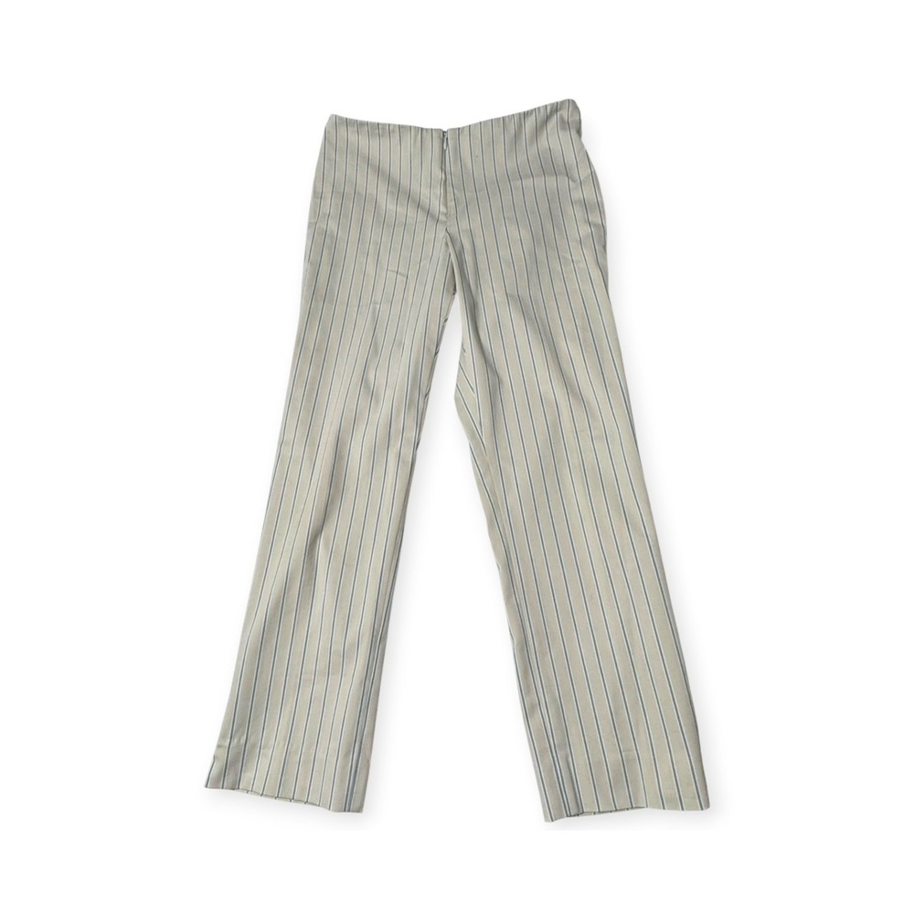 Peace of Cloth Pinstripe trousers Y2K Career formal sz 6 straight leg pants chic